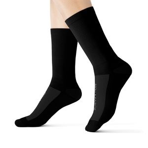 BREN MAROE Men & Women Black Designer Socks